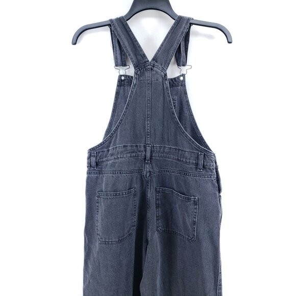 Denim Co. Womens Size 6 Black Denim Overalls With Pockets & Adjustable Straps - Picture 4 of 9